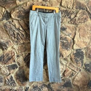 Gray Denim Bootcut Pants